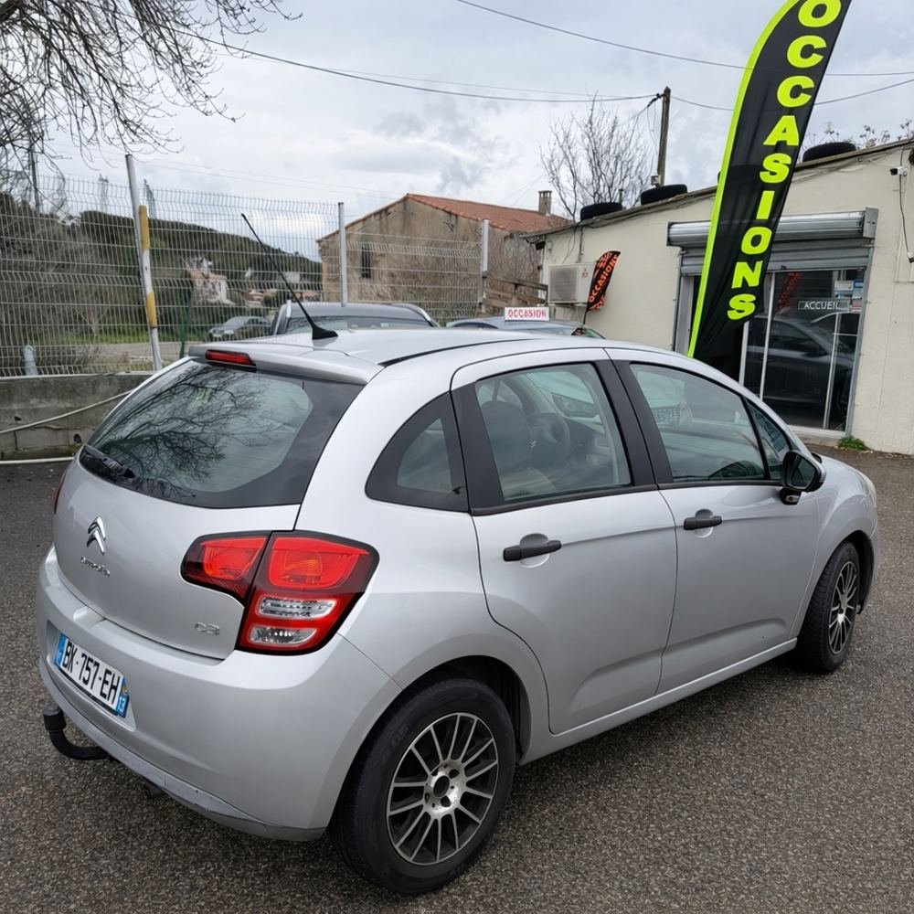 Citroën C3 noire vendue